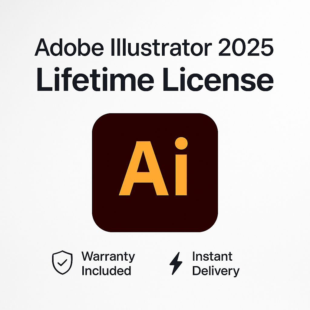 Adobe Illustrator 2025 One-time purchase License Key For Windows