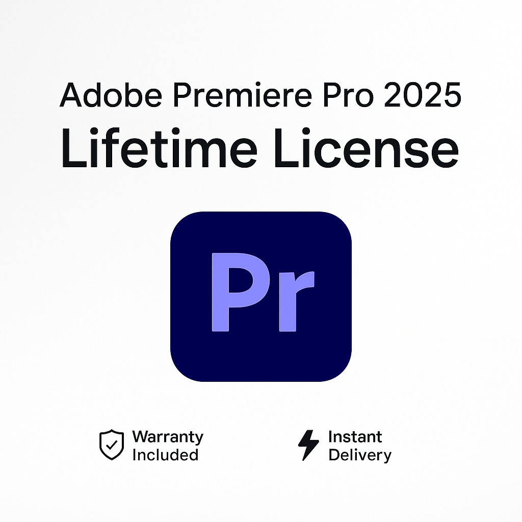 Adobe Premiere Pro 2025 One-time purchase License For Windows