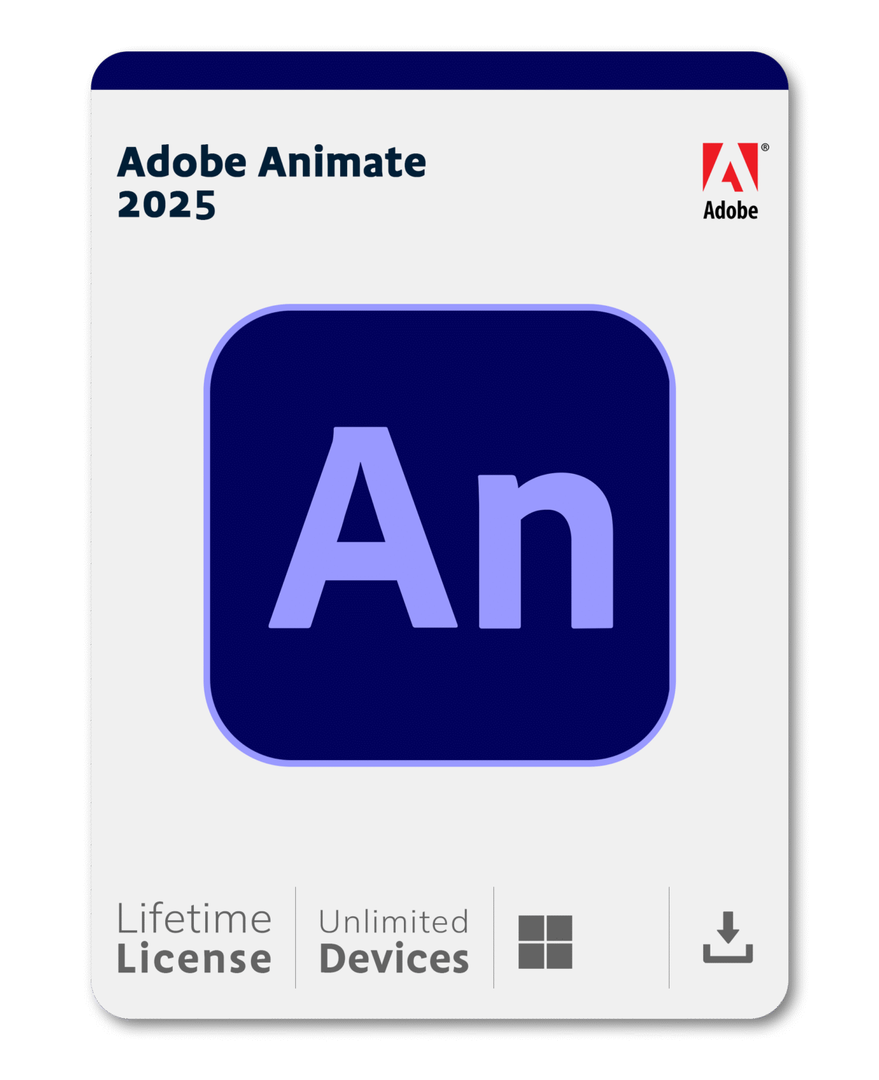 Adobe Animate One-time purchase License For Windows