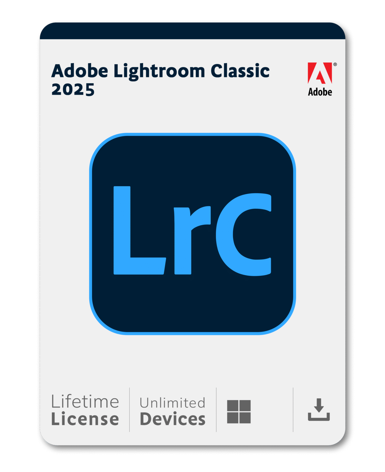 Adobe Lightroom Classic 2025 One-time purchase License For Windows