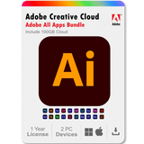 Illustrator 2025 1 Year Subscription All Adobe Creative Cloud Apps Bundle