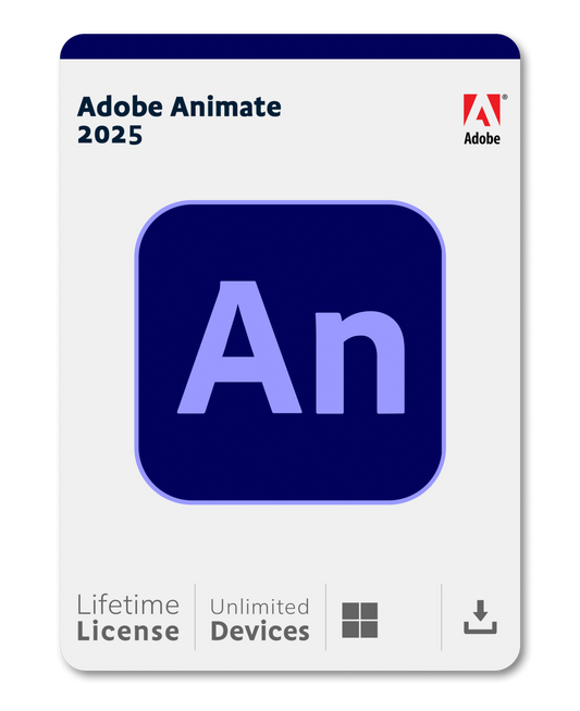 Adobe Animate One-time purchase License For Windows