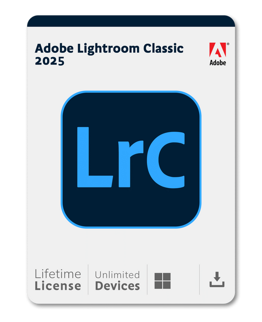 Adobe Lightroom Classic 2025 One-time purchase License For Windows